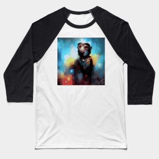 Duncan - Cute, Dreamy, and Lovable Galactic Royal Monkey Baseball T-Shirt